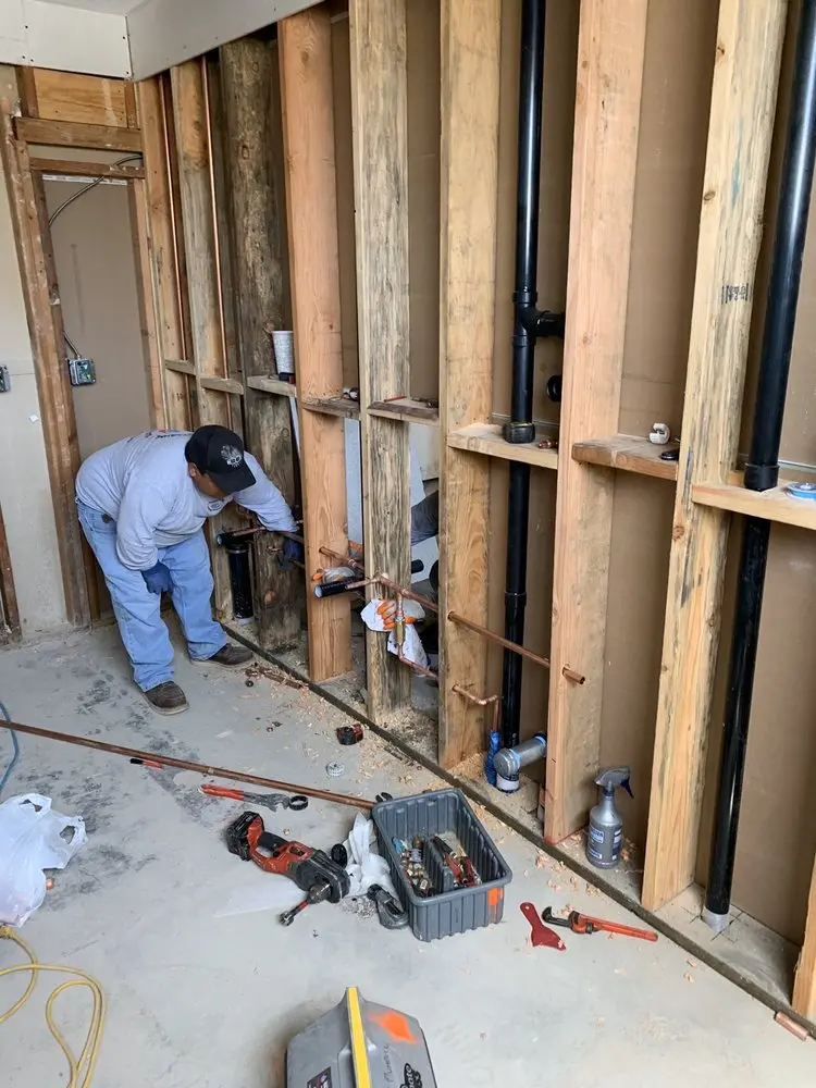 Commercial rough-in plumbing for Gas Line Repair in Newton Highlands